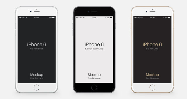 Iphone 6 Plus Psd Vector Mockup