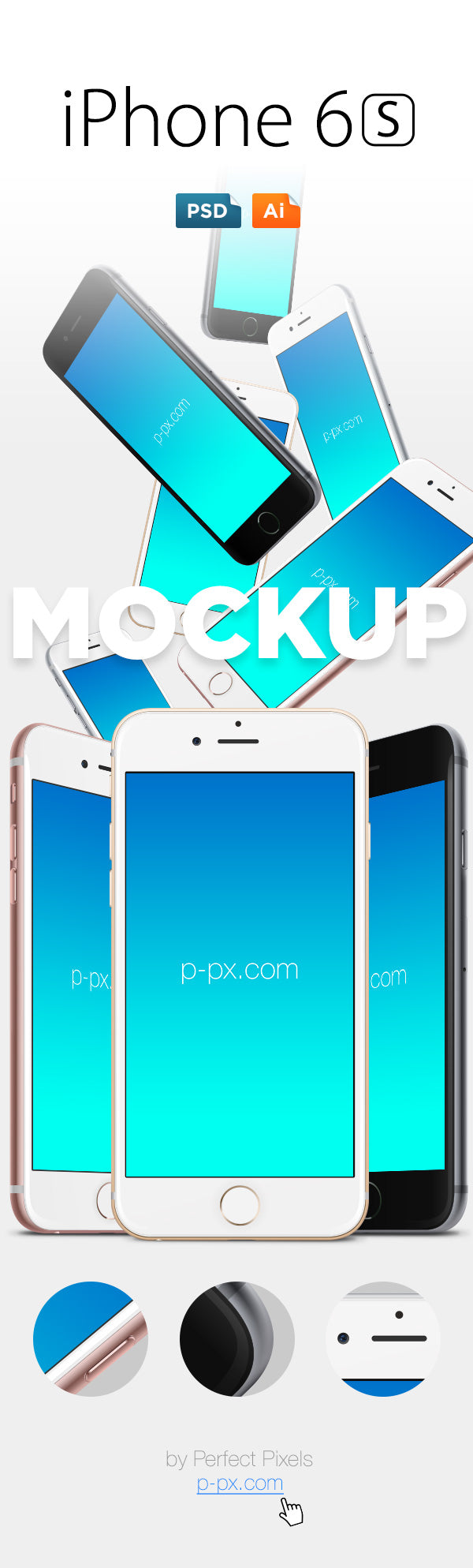 Iphone 6S Vector Mockup