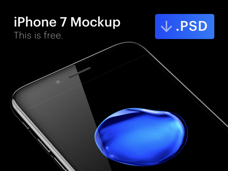 iPhone 7 Mockup [PSD]