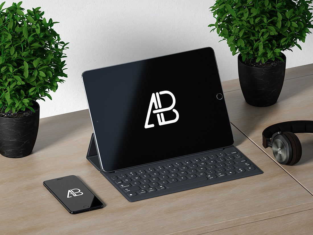 Iphone 7 Plus And Ipad Pro 10.5-Inch Mockup