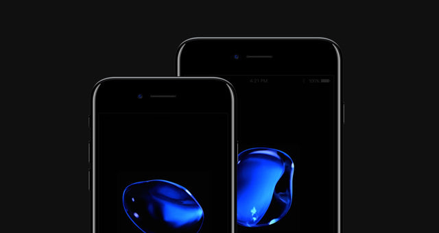 Iphone 7 Psd Jet Black Mockup