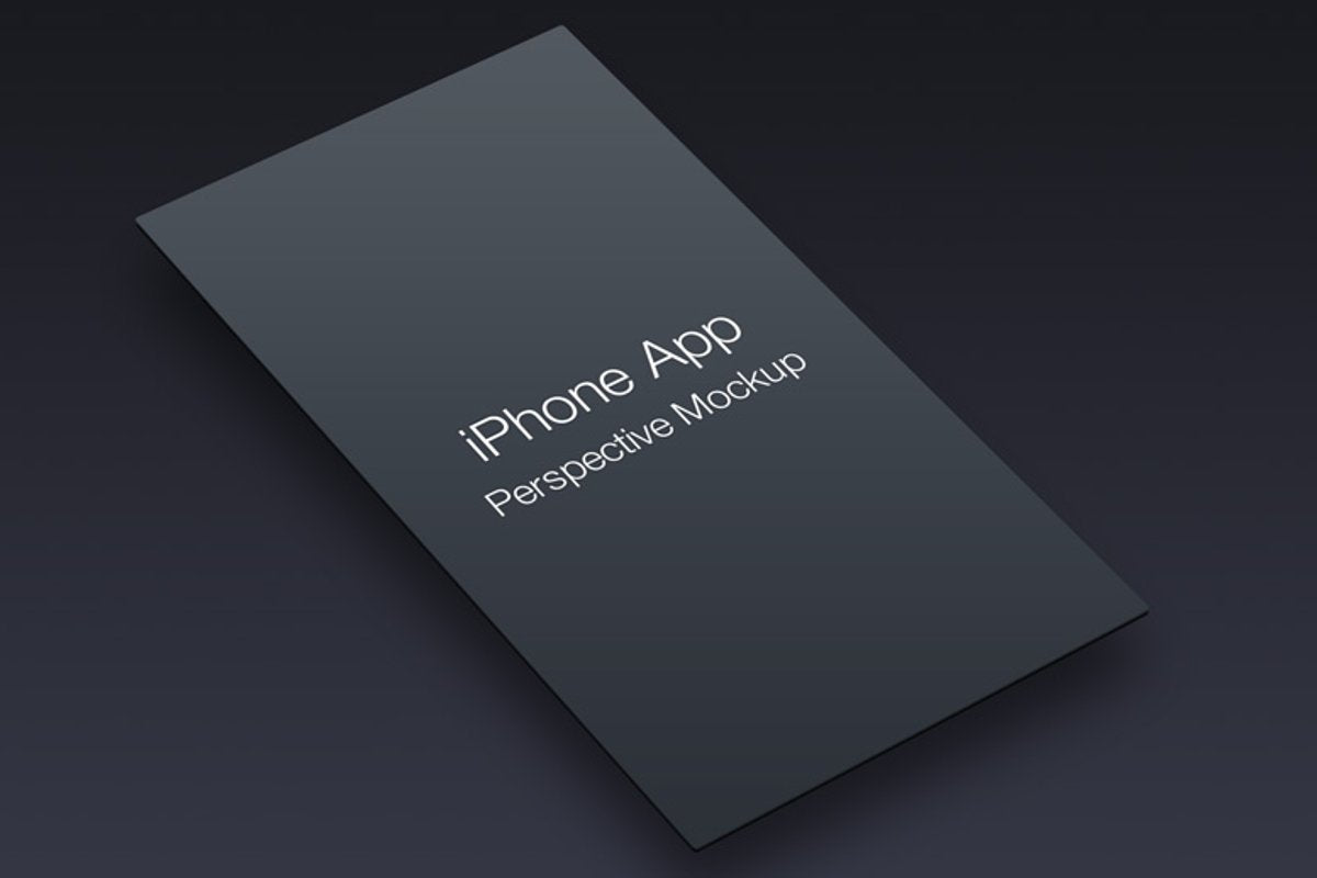 Iphone App Perspective Mockup - Vol 1