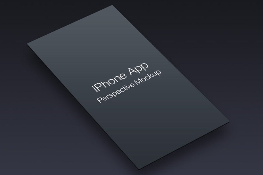 Iphone App Perspective Mockup - Vol 1