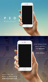 iPhone 6 in Hand MockUp