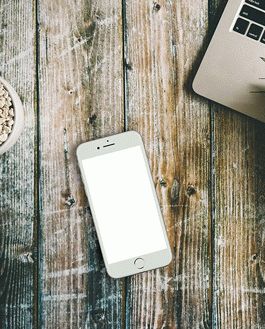 Iphone Mockup With A Pineapple