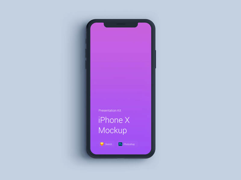 Iphone X Mockup, Changeable Materials