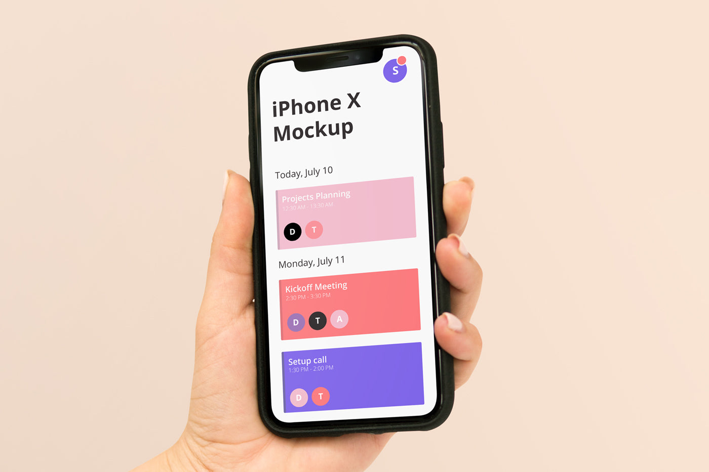 Iphone X Mockup