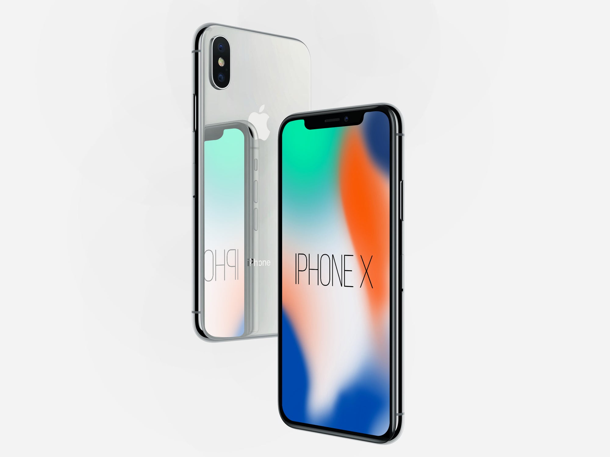 Iphone X Perspective Mockup