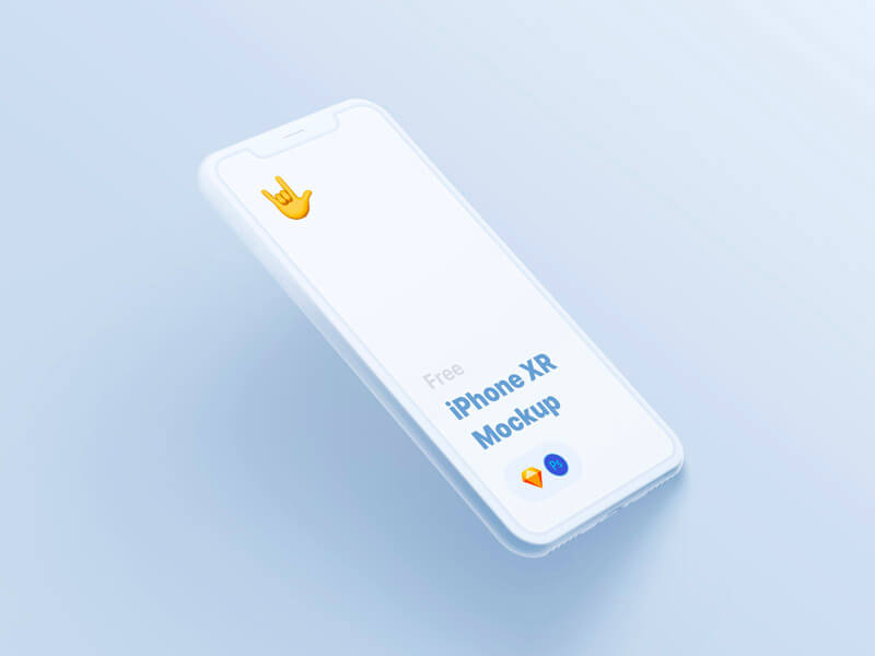 Iphone Xr Mockup (Stylized)