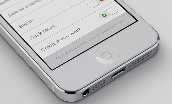 Iphone5 Psd Mockup Template