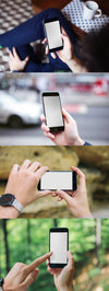 Set of 4 iPhone 6 Mockups in Hand