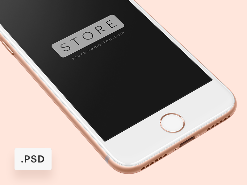 iPhone 8 Mockup [PSD]