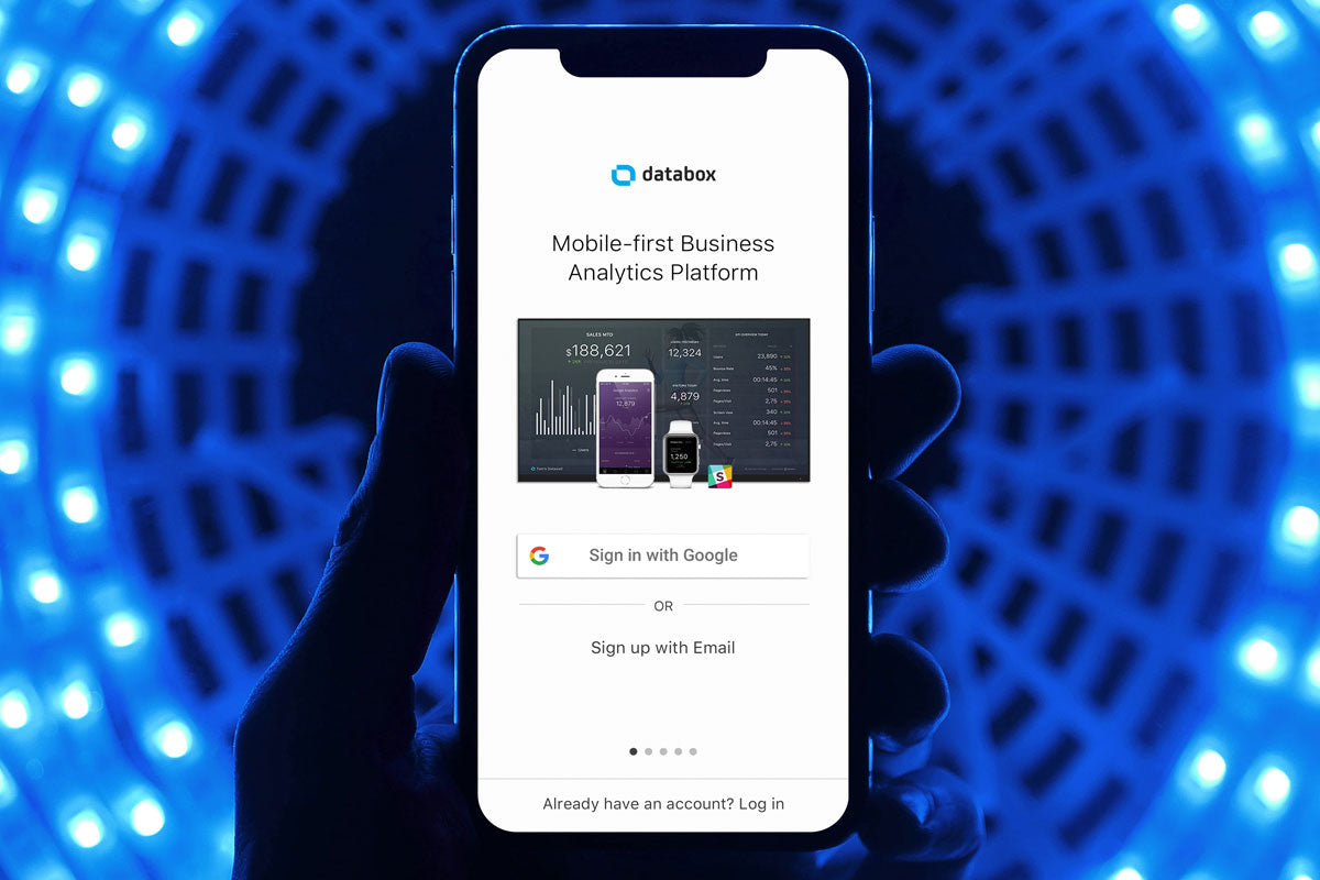 iPhone X Mockup With Radioactive Background
