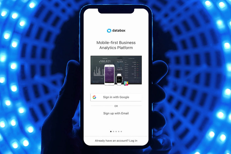 iPhone X Mockup With Radioactive Background