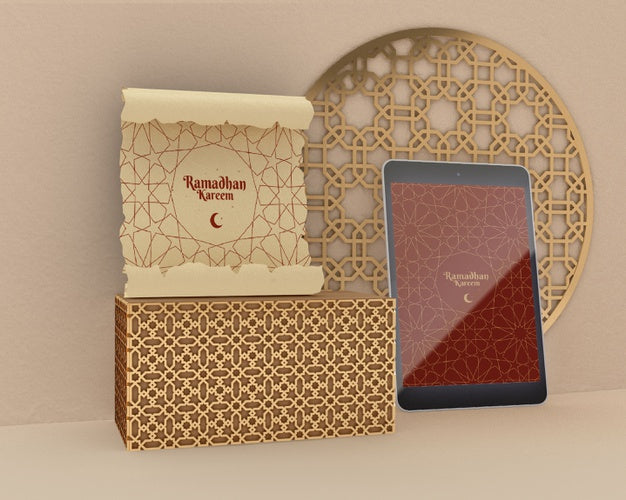 Islamic Shapes Concept Mock-Up Psd