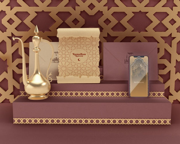 Islamic Shapes Concept Mock-Up Psd