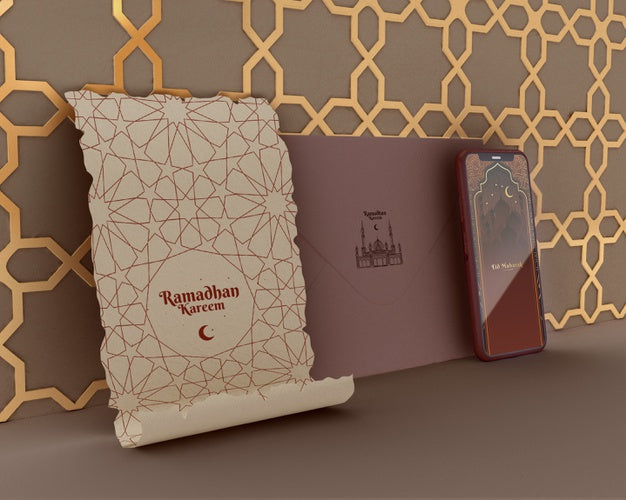 Islamic Shapes Concept Mock-Up Psd