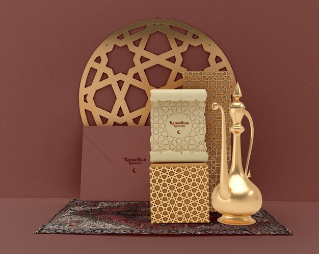 Islamic Shapes Concept Mock-Up Psd