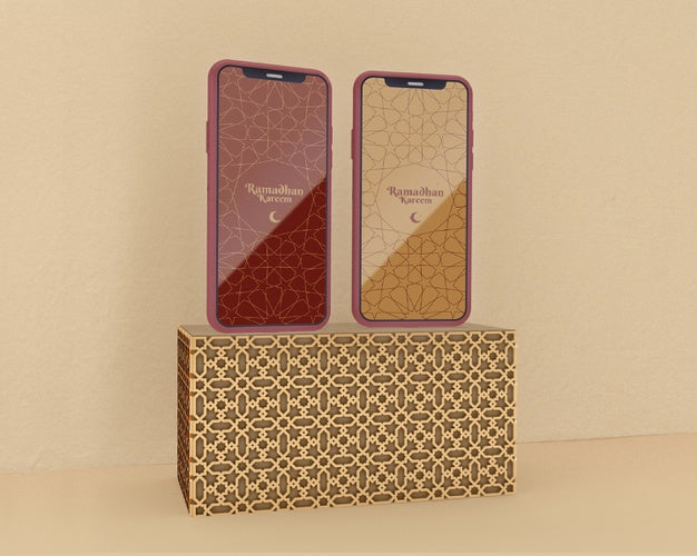 Islamic Shapes Concept Mock-Up Psd