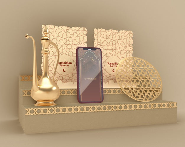 Islamic Shapes Concept Mock-Up Psd