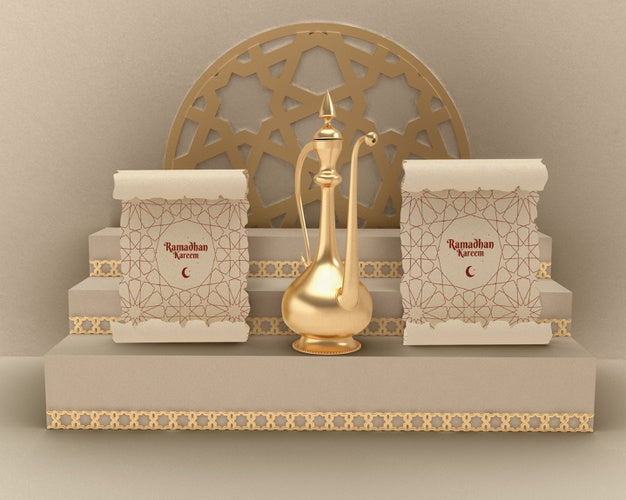 Islamic Shapes Concept Mock-Up Psd