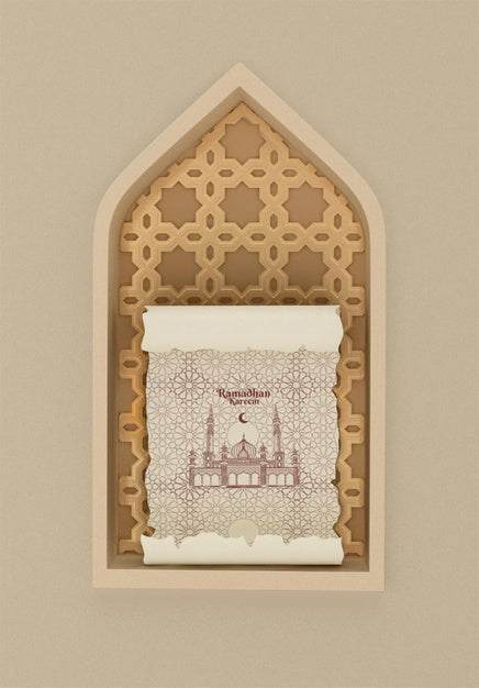 Islamic Shapes Concept Mock-Up Psd