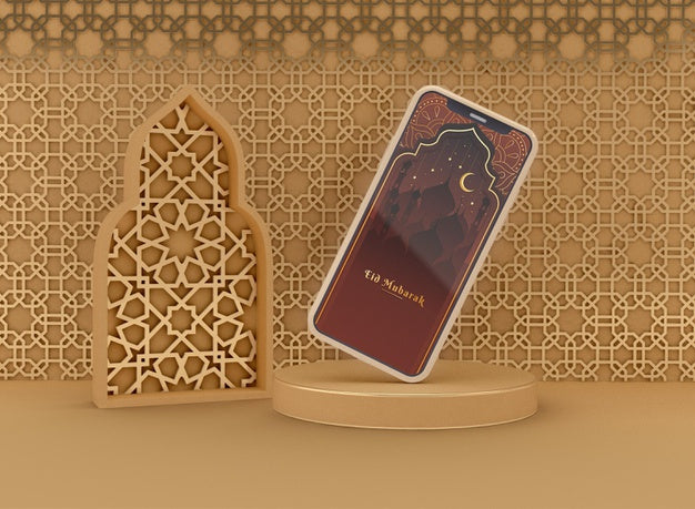 Islamic Shapes Concept Mock-Up Psd
