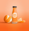 Isolated Bottle Of Fruit Juice And Oranges Psd