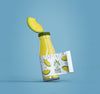 Isolated Smoothie Packaging On Blue Background Psd