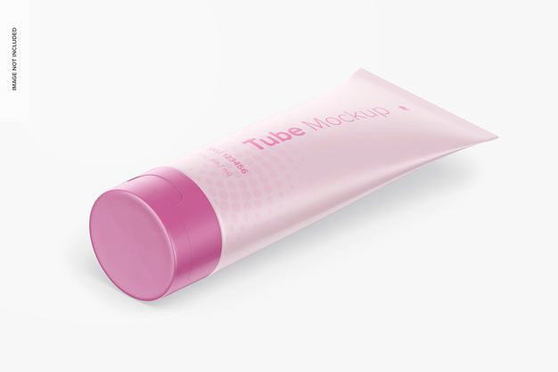 Isometric 3 Oz Tube Psd Mockup Psd