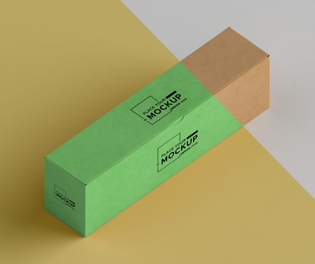 Isometric Box Arrangement High Angle Psd