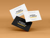 Isometric Business Card Mockup Template Psd