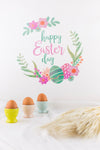 Isometric Easter Mockup Composition Psd