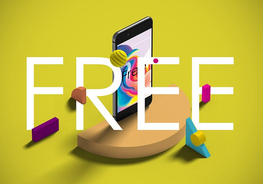 Isometric Iphone Mockup