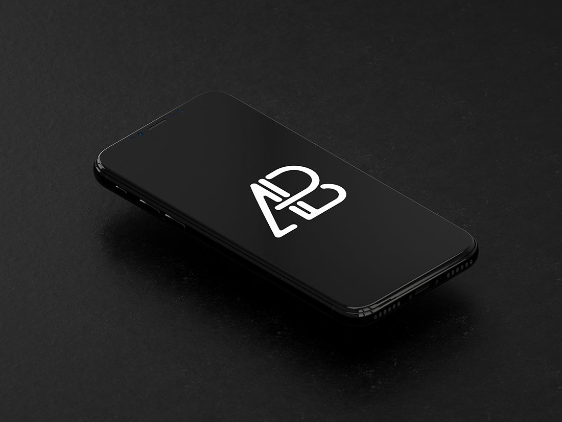 Isometric Iphone X Mockup