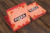 Isometric Pizza Box Mockup Psd
