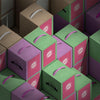 Isometric Style Boxes Arrangement High Angle Psd