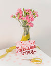 Isometric Valentines Card Mockup Psd