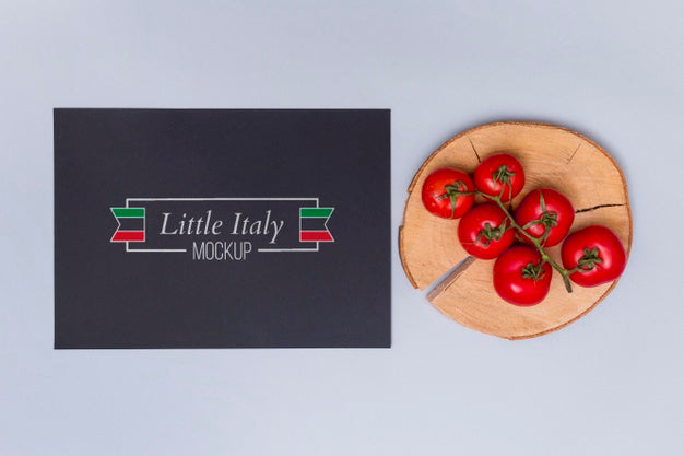 Italian Food Concept With Tomatoes Psd