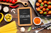 Italian Food Mock-Up Meatballs Psd