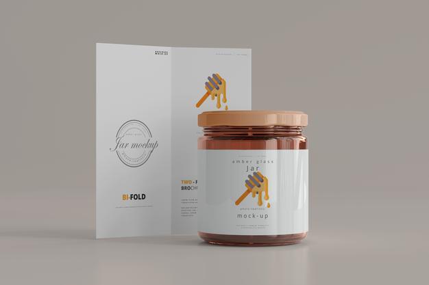 Jar Mockup Psd