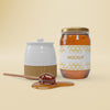 Jar With Organic Honey On Table Psd