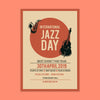 Jazz Music Poster Mockup Psd