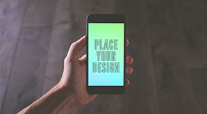 Jet Black Iphone 7 Plus Photo Mockup Psd