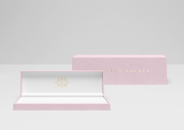 Jewellery Packaging Box Mock-Up Psd