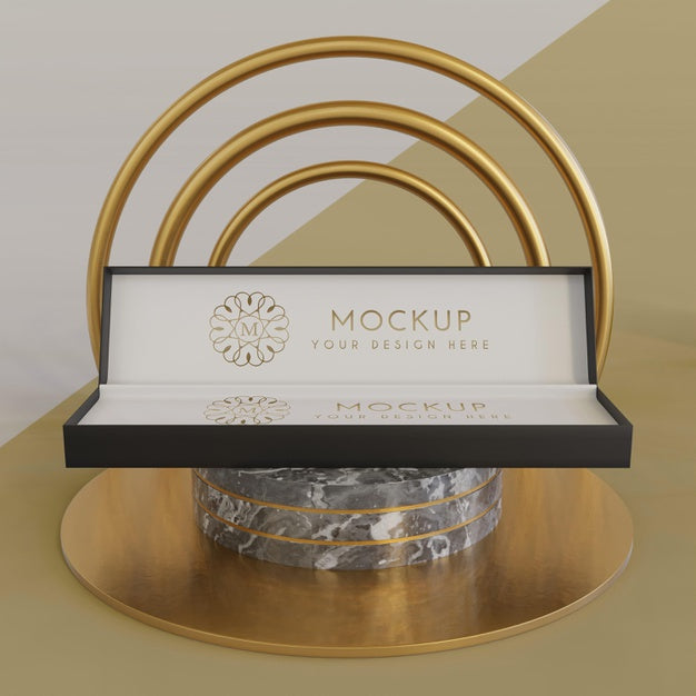 Jewelry Packaging Display Mock Up Psd