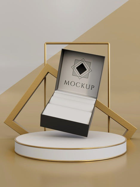 Jewelry Packaging Display Mock Up Psd