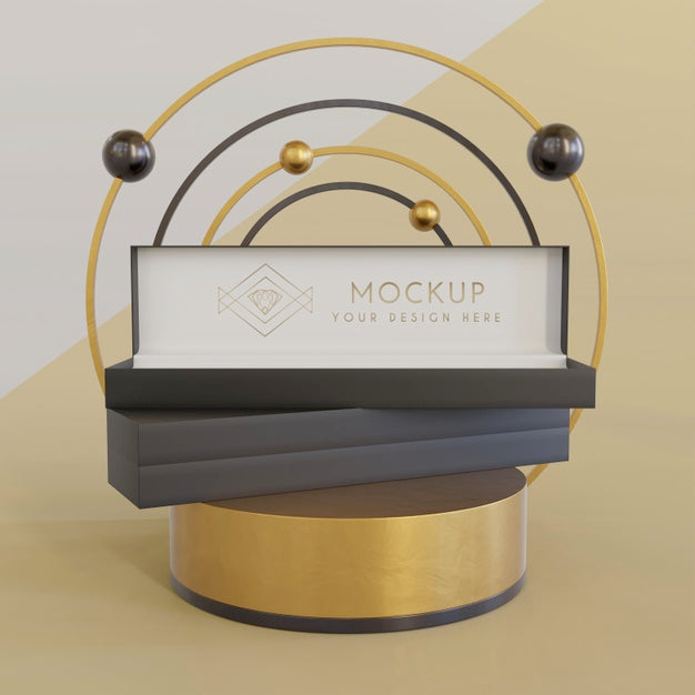 Jewelry Packaging Display Mock Up Psd