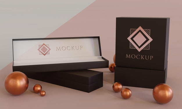 Jewelry Packaging Display Mock Up Psd
