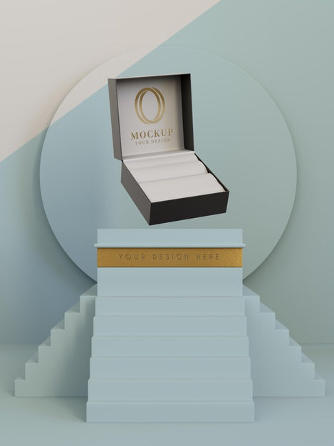 Jewelry Packaging Display Mock Up Psd